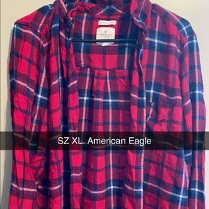 Women’s AE flannel top
